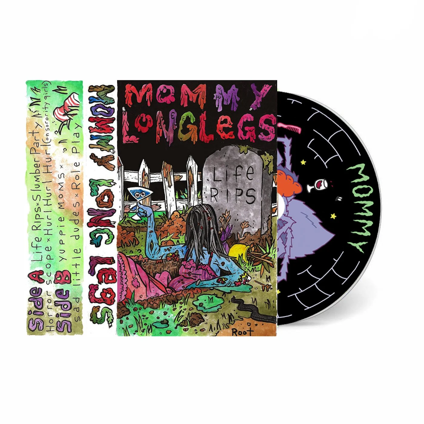 Mommy Long Legs - Life Rips / Assholes — Youth Riot Records